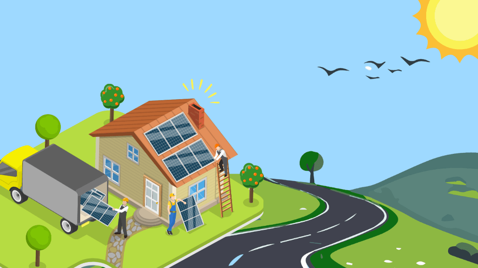 What are the top 10 places in England for solar panels?