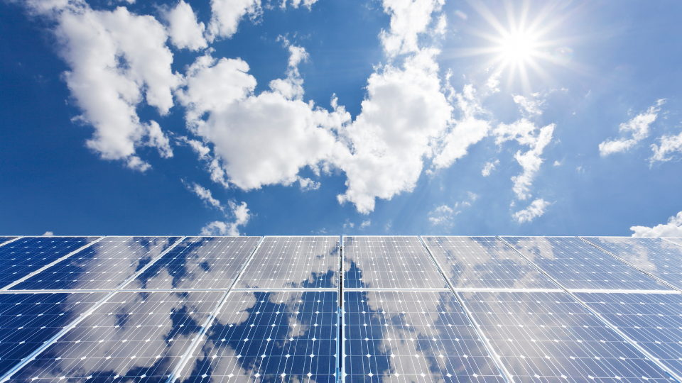 Solar panels cloudy days