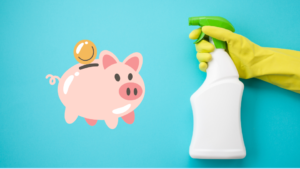 An article describing ways that households can spring clean their finances and save money on utility bills and other essential outgoings.